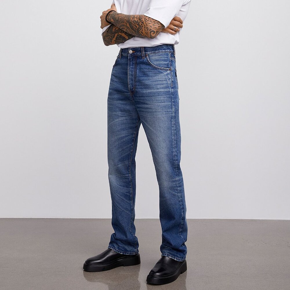 BNWT AW22 HAIKURE FADED BLUE FERGUS JEANS 34